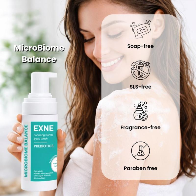 EXNE Foaming Gentle Body Wash ??? Prebiotics