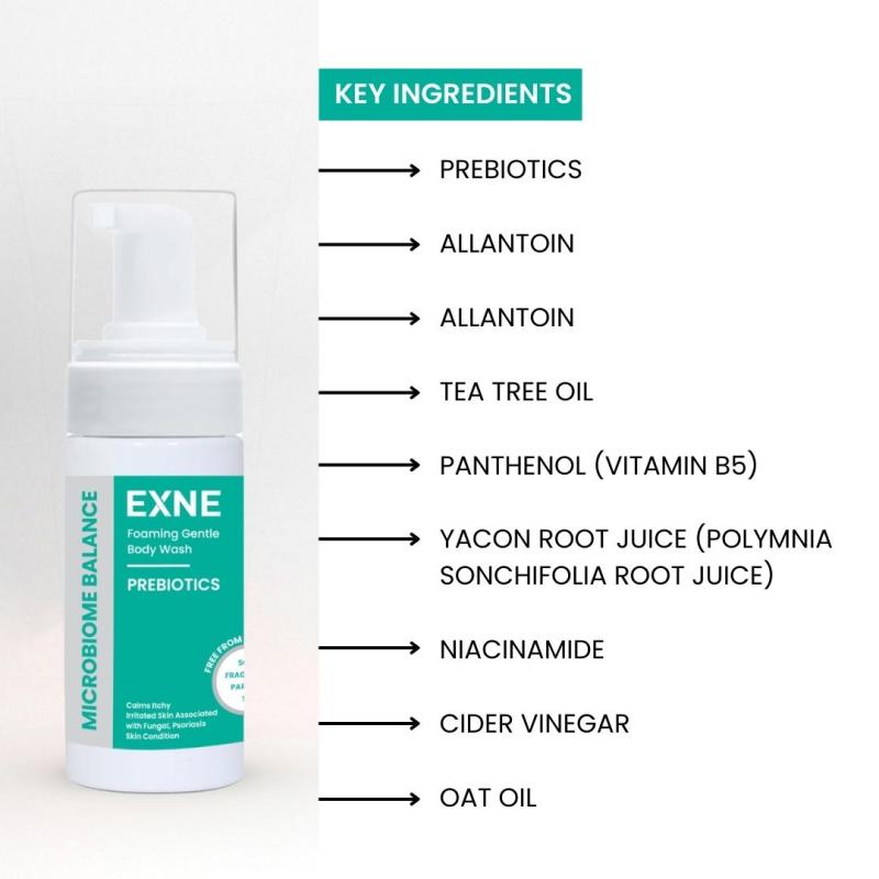EXNE Foaming Gentle Body Wash ??? Prebiotics