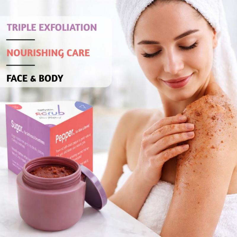 SelfySkin Scrub ??? Derma Medifacial (Salt ??? Pepper ??? Sugar)